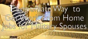 work from home military wives