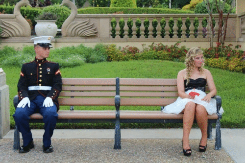 military ball gown