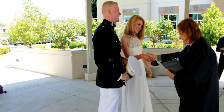 married the military