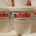 Three Costco 7-pound buckets of Nutella!