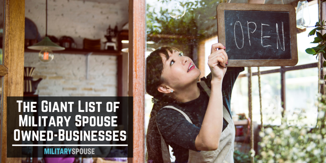 The Giant List of Military Spouseowned Businesses Military Spouse