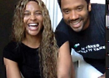 Ciara surprises a virtual baby shower being help in Foot Hood to celebrating the upcoming birth of a child!